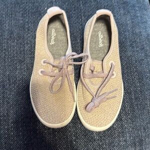 Allbirds Womens Tree Skippers Gray Purple Sneaker Boat Shoes Size 5